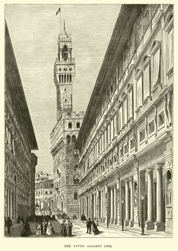 Galeria Uffizi, 1865 de English School