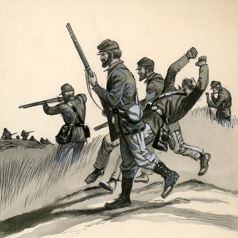 A infantaria da União durante a Guerra Civil Americana de English School