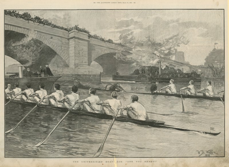 A corrida de barcos das universidades de English School