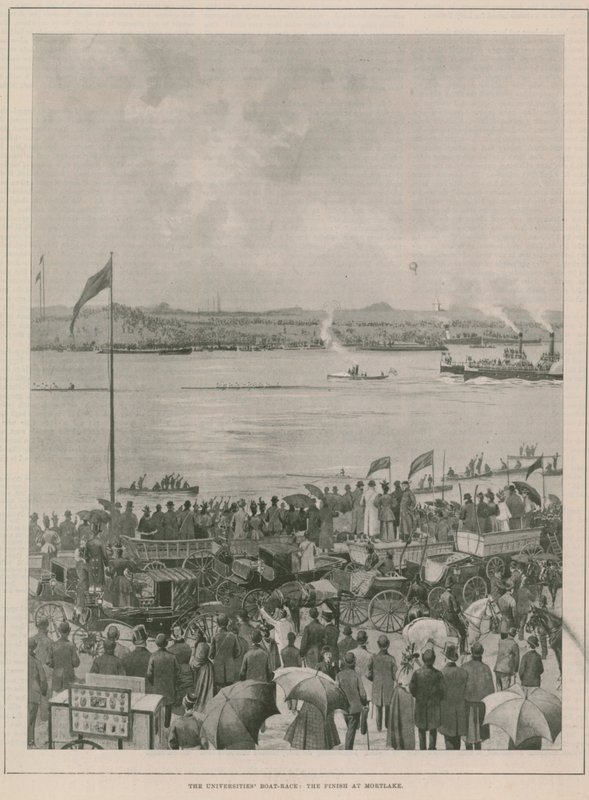 A corrida de barcos das universidades de English School
