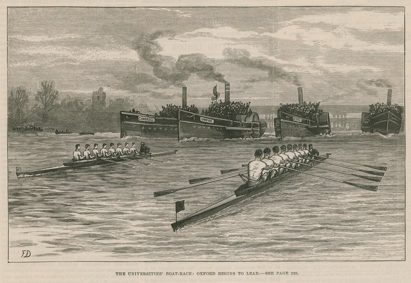 A corrida de barcos das universidades de English School