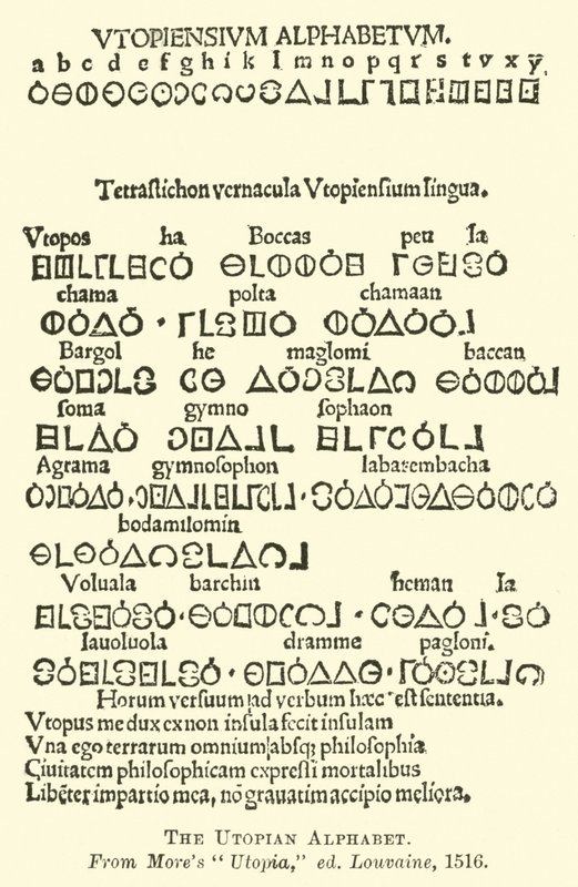 O alfabeto utópico de English School