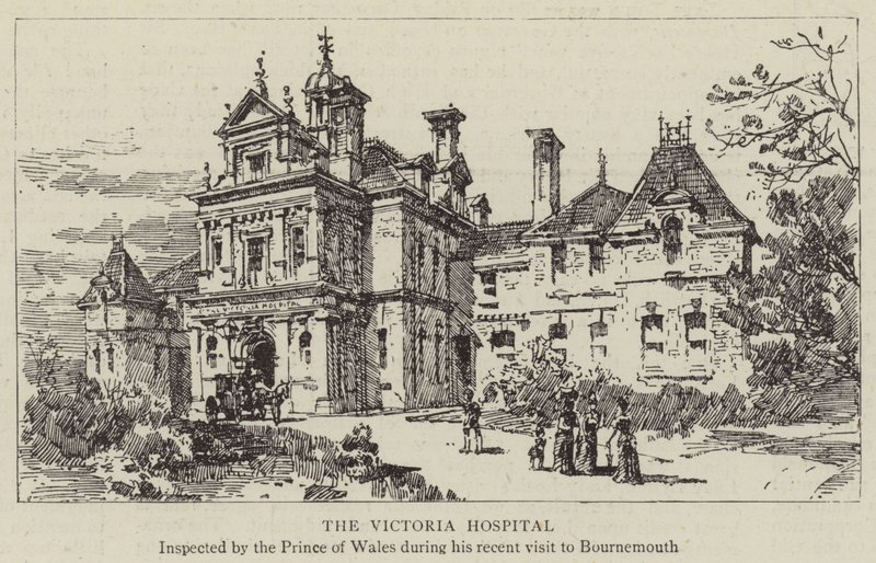 O Hospital Victoria (gravura) de English School