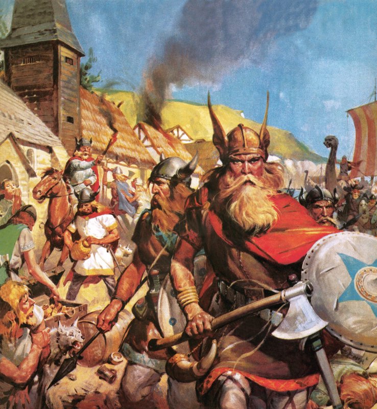 Os Vikings: os guerreiros do mar de English School
