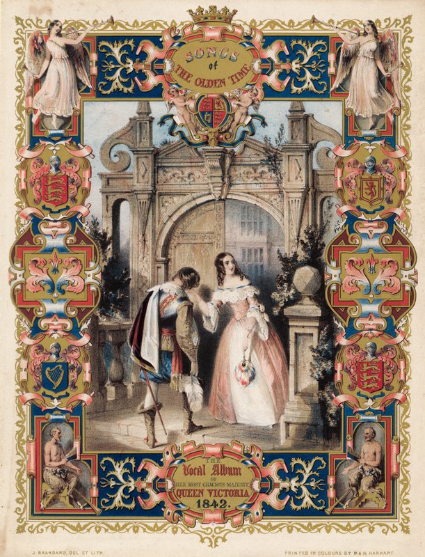 O álbum vocal de sua majestade mais graciosa Rainha Victoria 1842 de English School