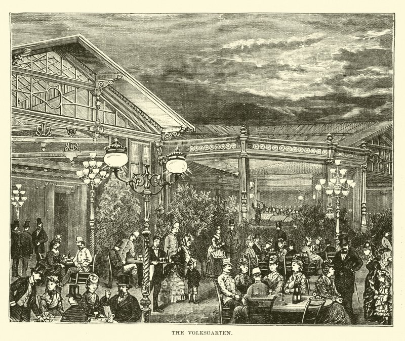 O Volksgarten de English School