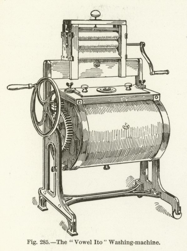 A máquina de lavar vogal Ito de English School