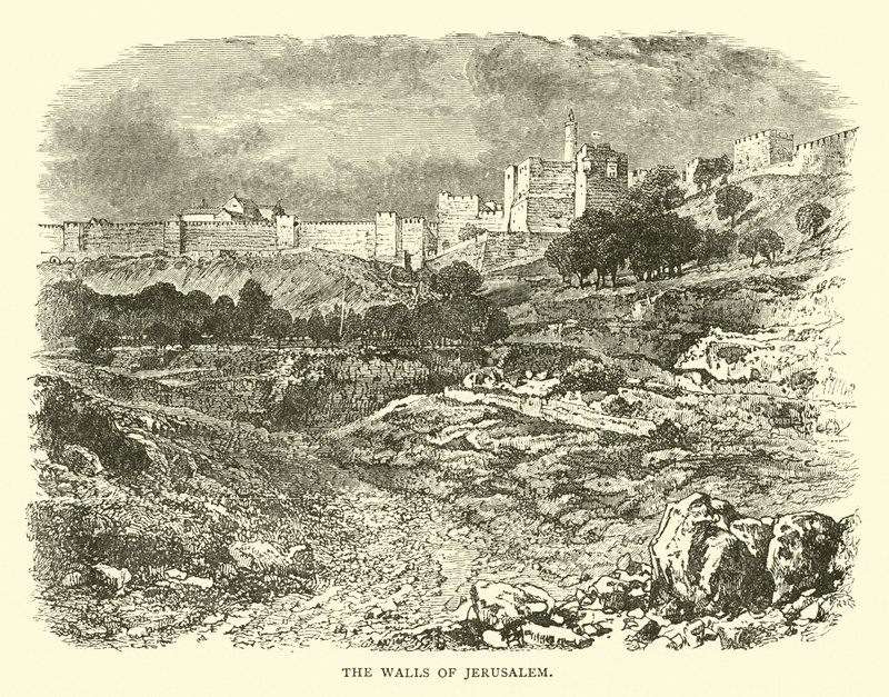 As muralhas de Jerusalém de English School
