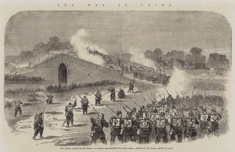 A Guerra na China (gravura) de English School