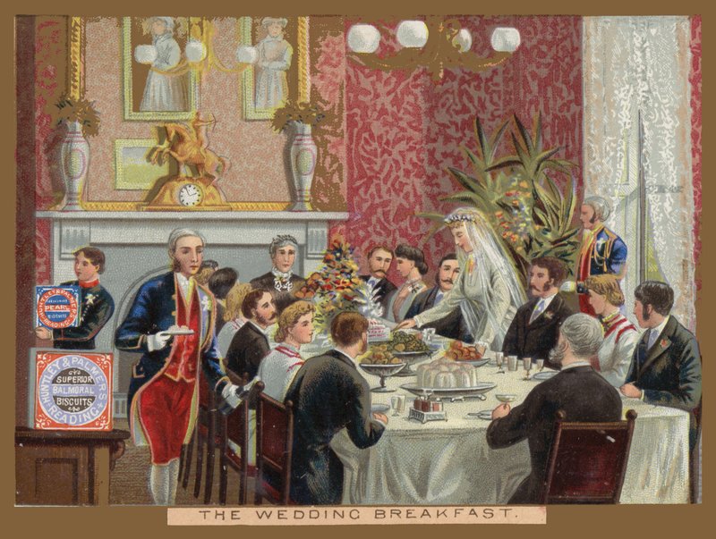 O café da manhã do casamento de English School