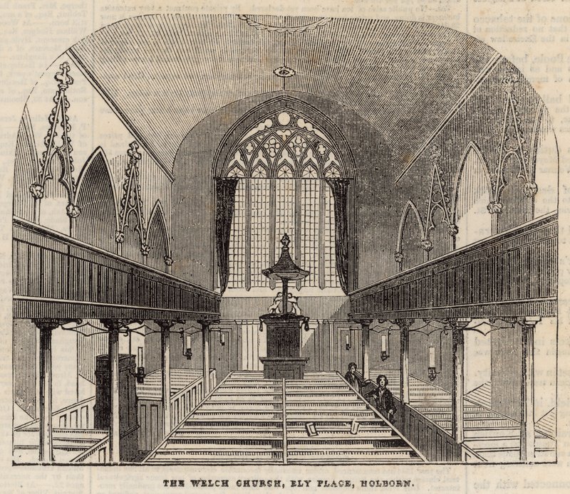 A Igreja Welch, Ely Place, Holborn de English School