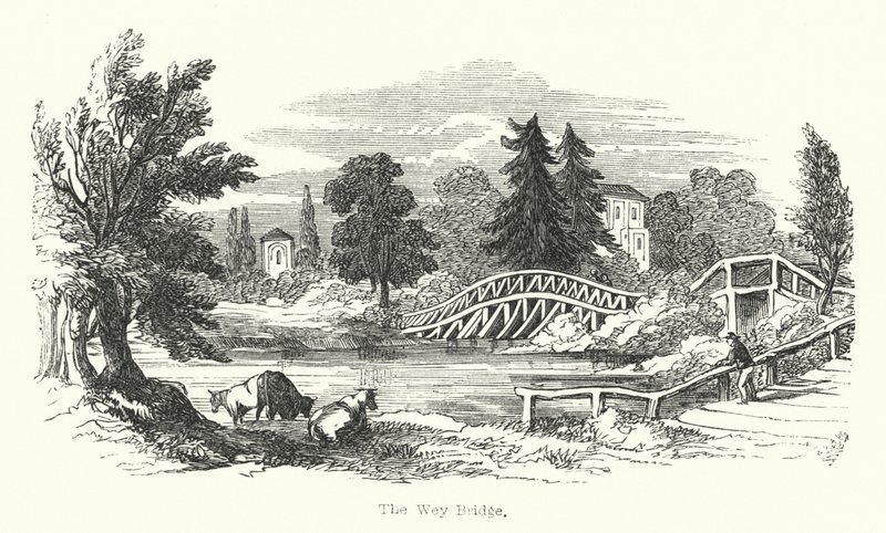 A Ponte Wey (gravura) de English School