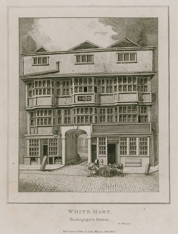 O cervo branco, rua de Bishopsgate de English School