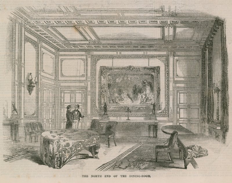 A casa de Whitehall de Sir Robert Peel de English School