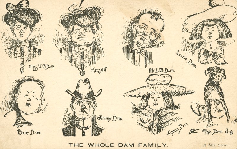 Toda a família Dam (litografia) de English School