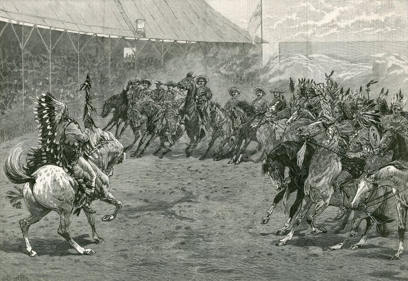 O Wild West Show em Earls Court, West Brompton, Londres de English School