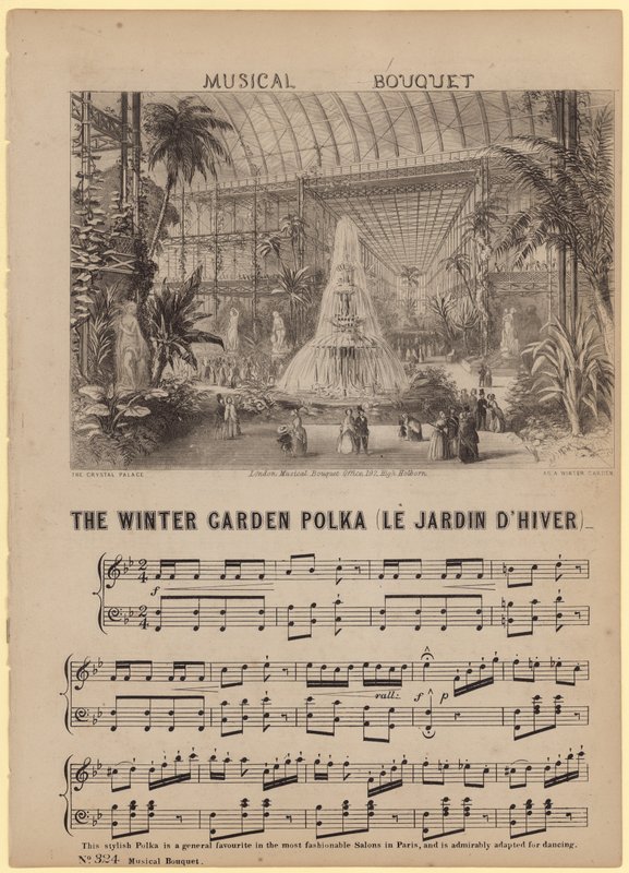 A polca do jardim de inverno de English School