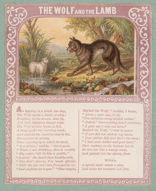 O lobo e o cordeiro de English School