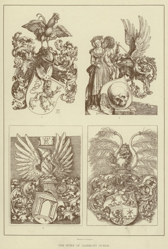 A obra de Albrecht Durer (litografia) de English School