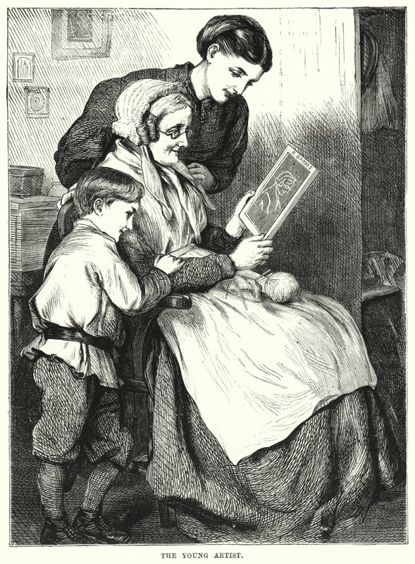 O Jovem Artista (gravura) de English School