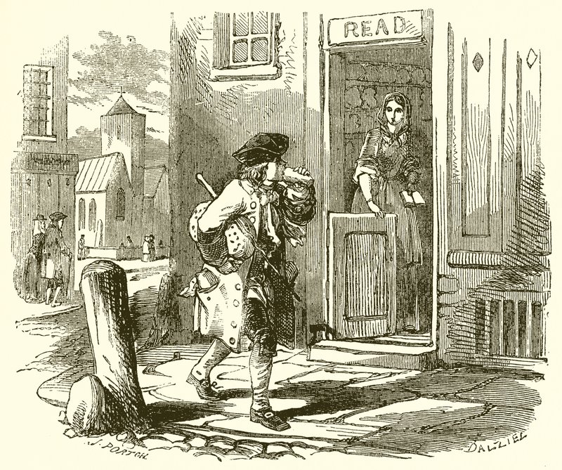 O jovem Benjamin Franklin de English School