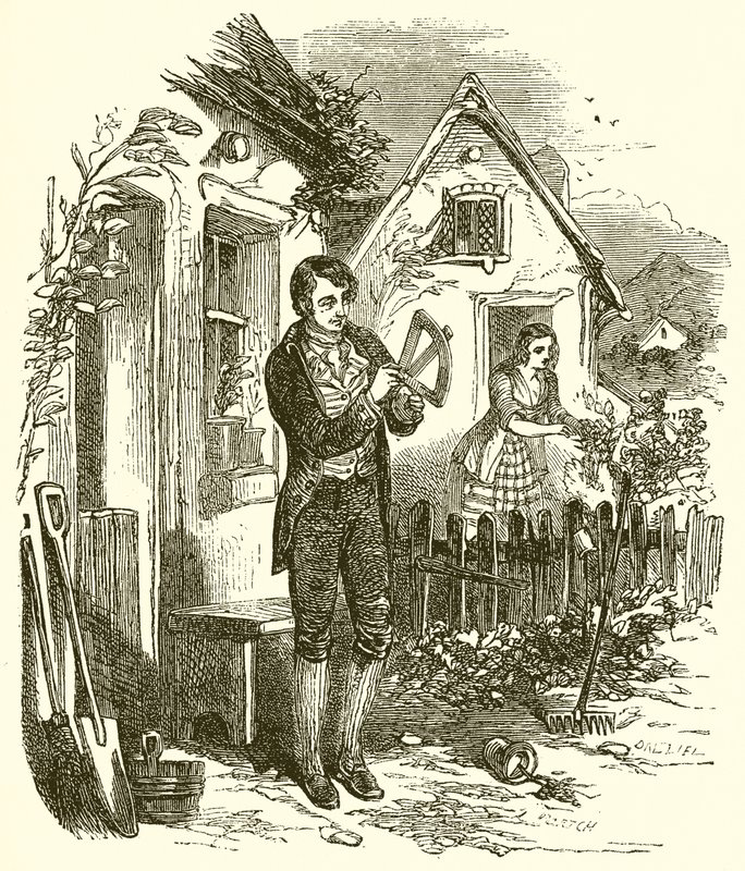 O jovem Robert Burns de English School