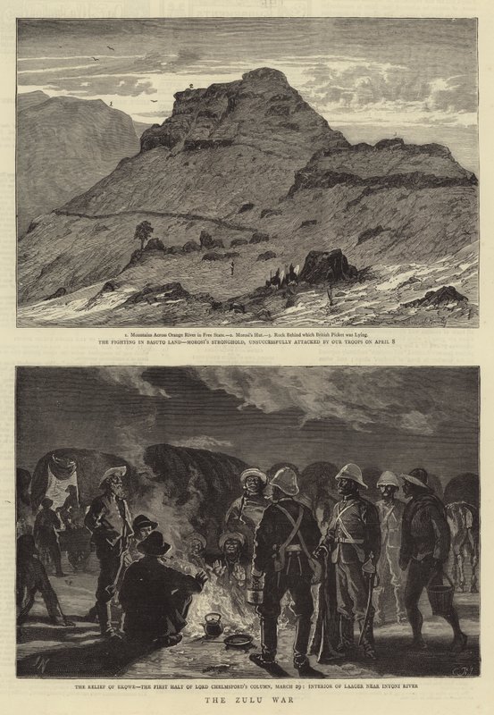 A Guerra Zulu (gravura) de English School