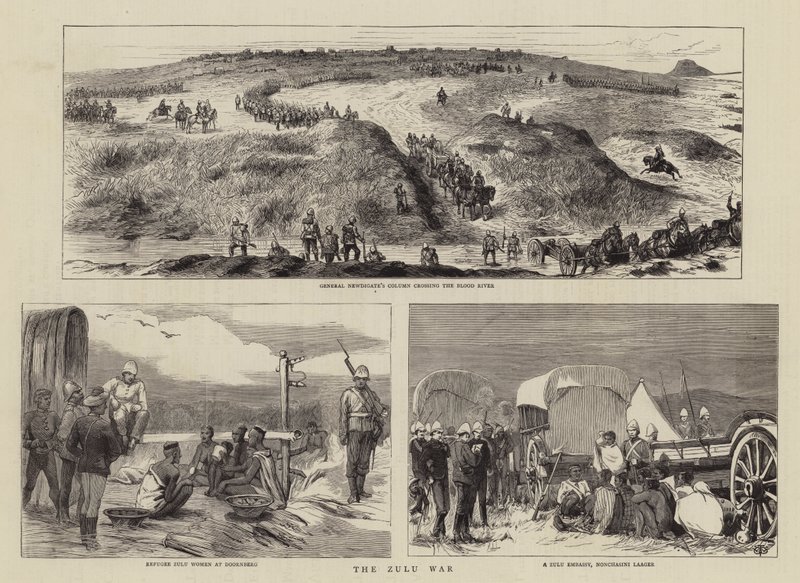 A Guerra Zulu (gravura) de English School