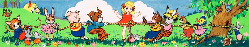 Cabo-de-guerra dos animais de English School