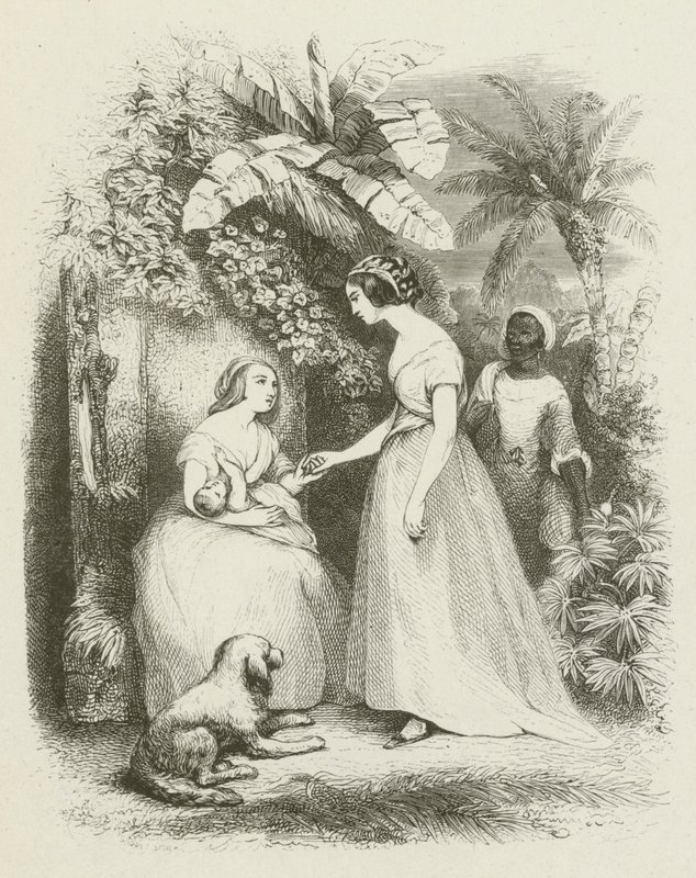 A chegada de Madame De La Tour (gravura) de English School