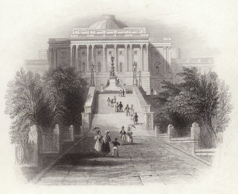 A subida ao Capitólio em Washington de English School