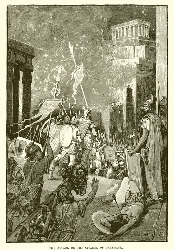 O ataque à cidadela de Cartago de English School