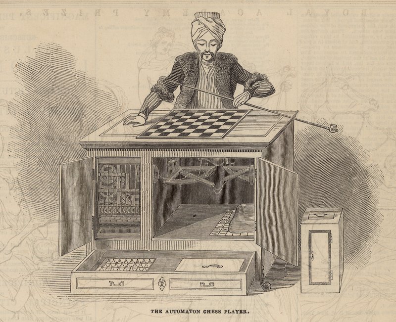 O jogador de xadrez de autômato de English School