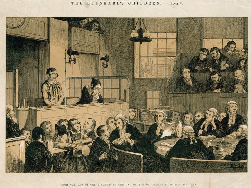 A barra do Old Bailey de English School