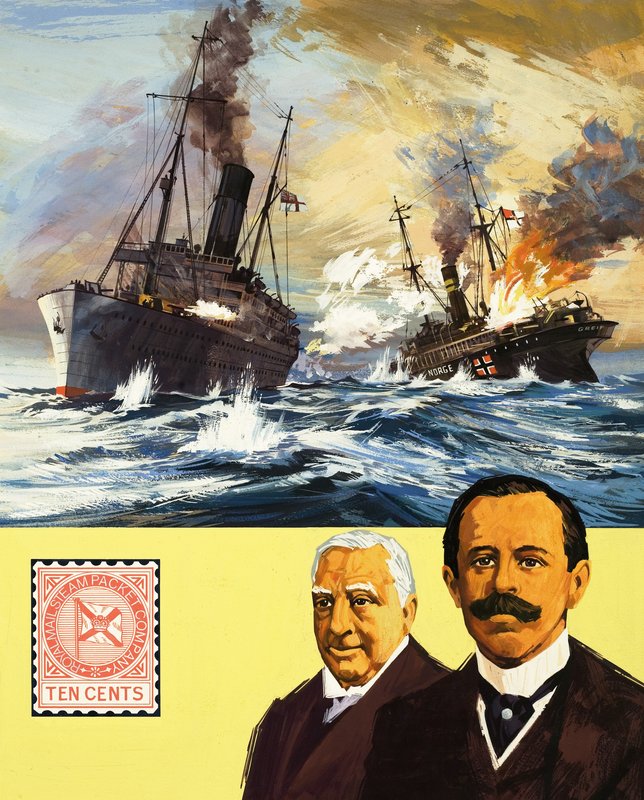 A batalha entre o Alcantara Britânico e o Graal Alemão na Primeira Guerra Mundial de English School