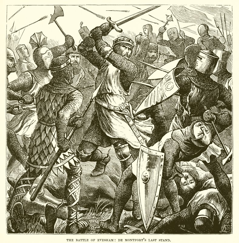 A batalha de Evesham: De Montforts última resistência de English School