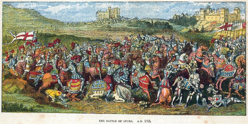 A batalha de esporas, 1513 de English School