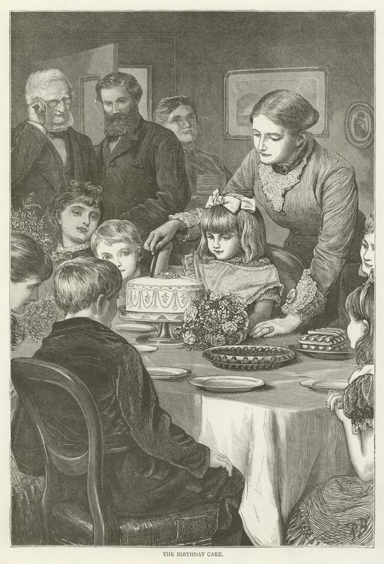 O bolo de aniversário de English School