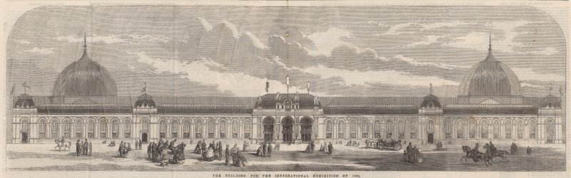 O edifício da Exposição Internacional de 1862 de English School