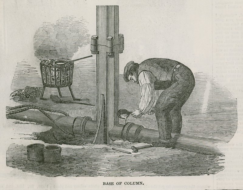 O edifício em Hyde Park, Londres, para a Grande Exposição de 1851 de English School