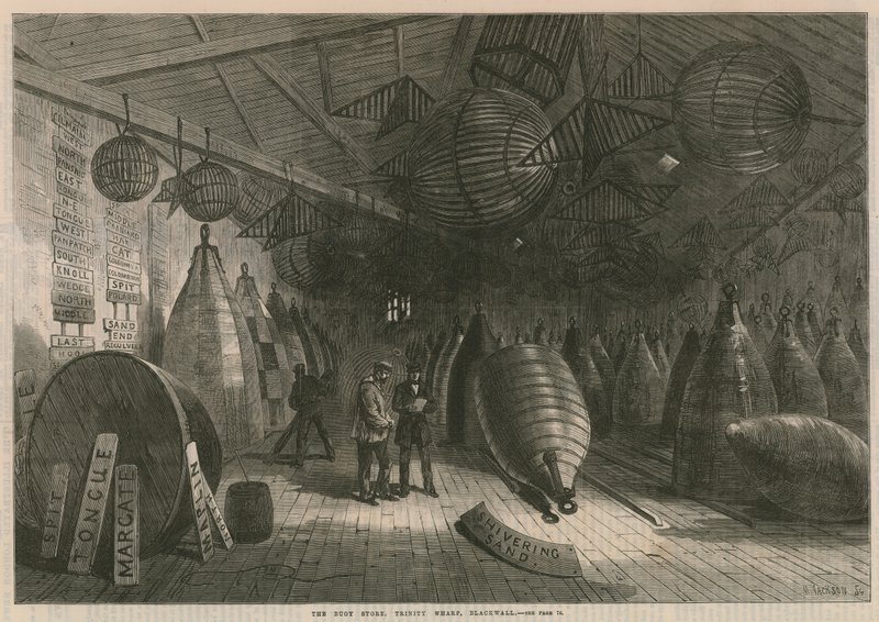 A loja de bóias, Trinity Wharf, Blackwell de English School