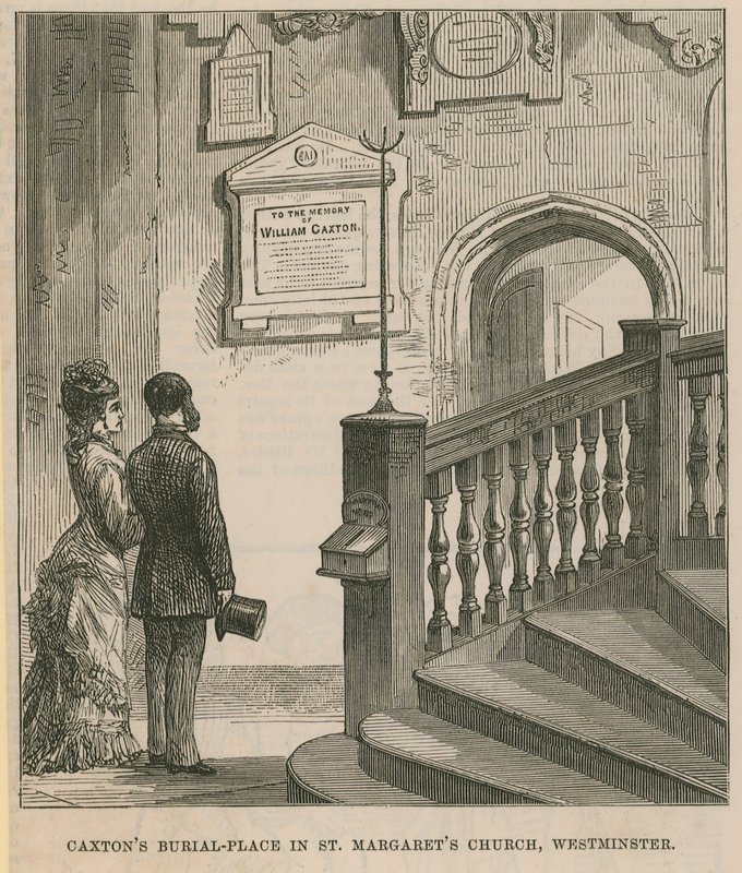 O local do enterro de William Caxton de English School