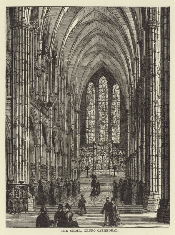 O coro, Catedral de Truro de English School