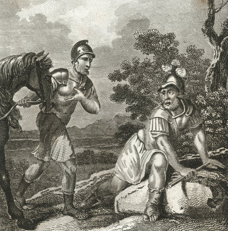 A morte de Aemilius Paulus (gravura) de English School