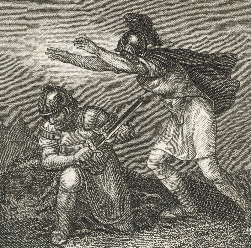 A morte de Brutus (gravura) de English School