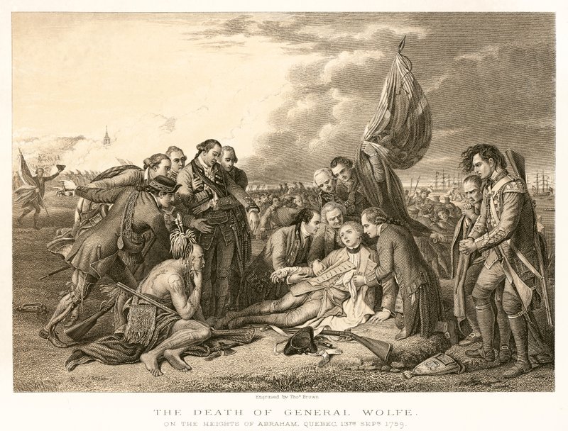 A morte do general Wolfe de English School