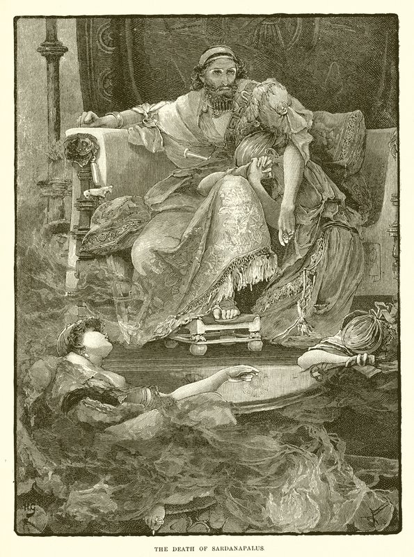 A morte de Sardanapalo de English School