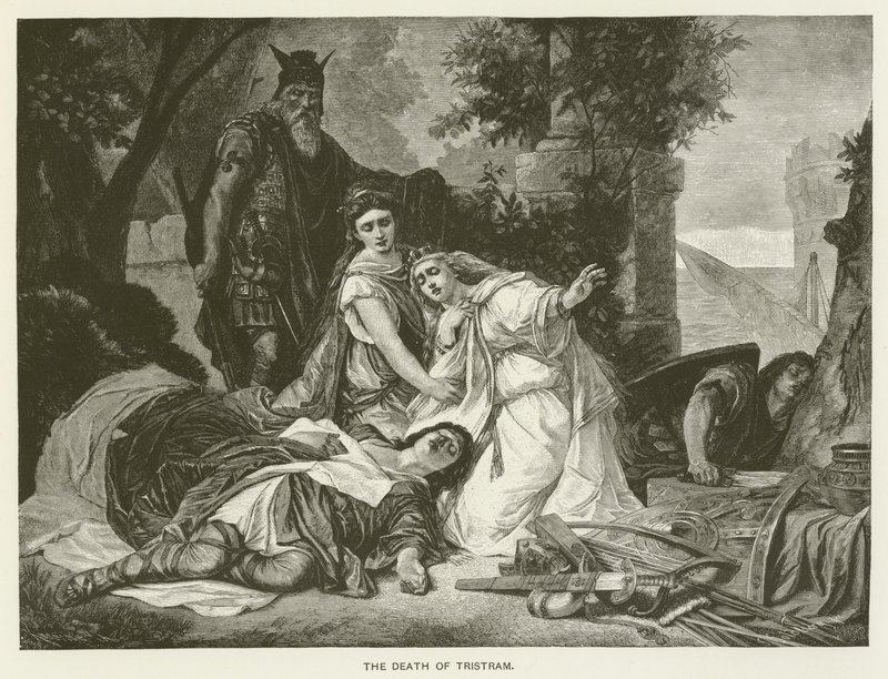 A morte do Tristram (gravura) de English School