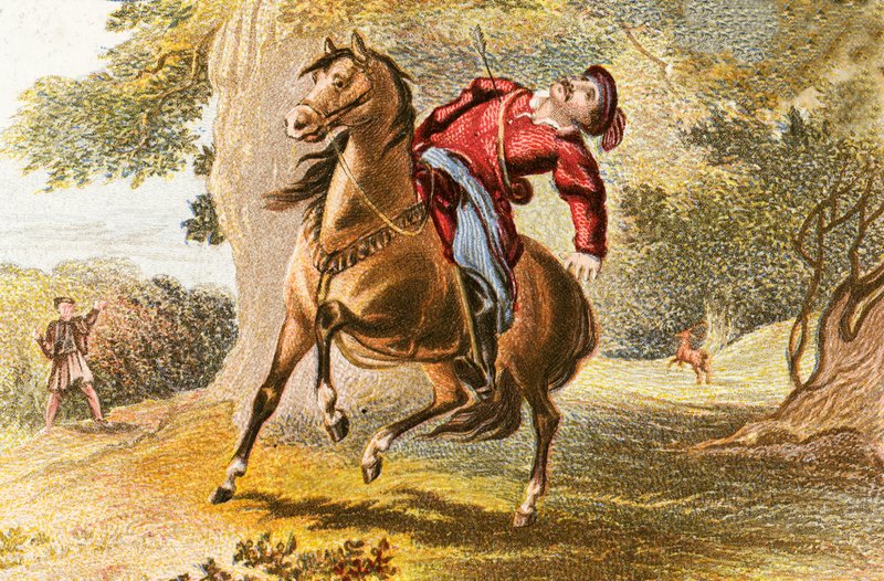 A morte de William Rufus de English School