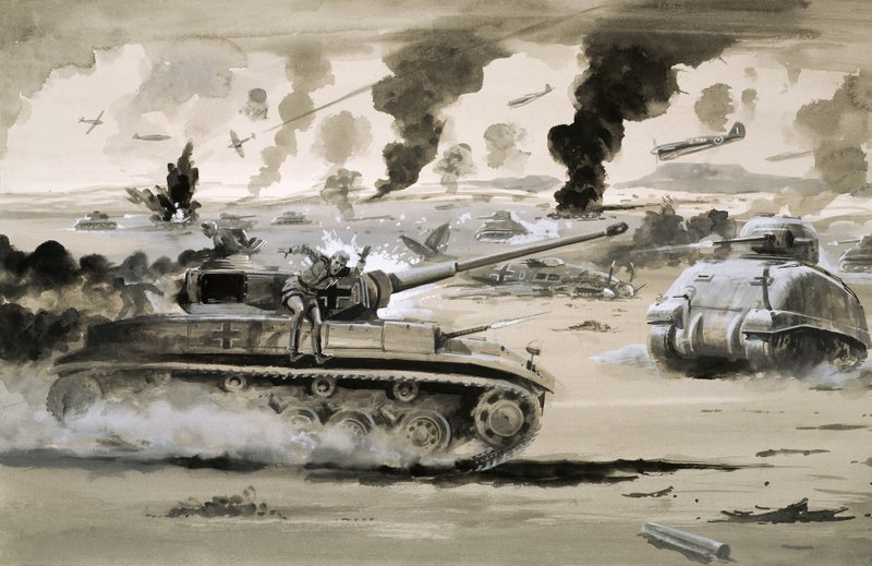 A derrota do Afrika Corps em El Alamein de English School